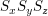 $ S_xS_yS_z $